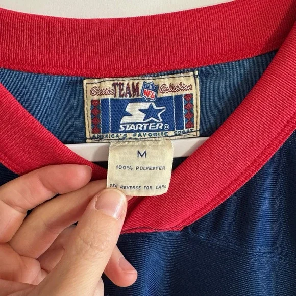 Starter Vintage New England Patriots Drew Bledsoe Jersey 11 Medium Quarterback - Picture 3 of 9